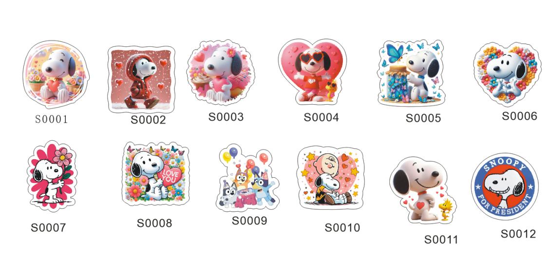 “史努比” → “Snoopy”Selectable Base Color(Order Online Now)4cm