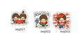 蒙奇奇--Monchhichi，Selectable Base Color(Order Online Now)4cm
