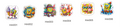 海绵宝宝--SpongeBob DIY pieces，Selectable Base Color(Order Online Now)4cm